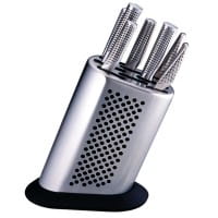 G-888D Messerblock gepunktet aus Edelstahl für 8 Messer