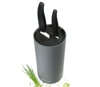 Messerblock rund cool grey