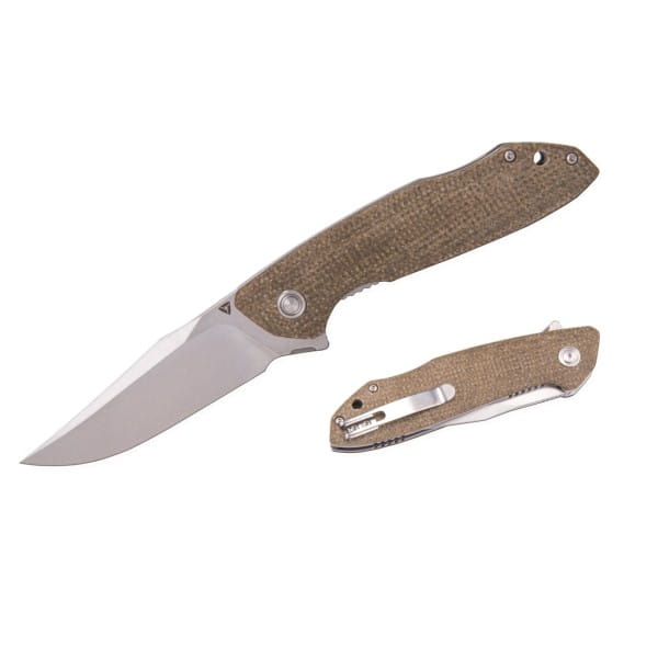 Bruiser G10 Green Unpolished, Black Finish