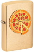 Messing gebürstet Pizza