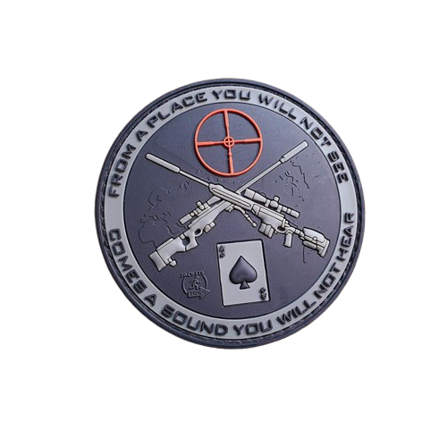 JTG Sniper Patch, steingrau-olive / JTG 3D Rubber Patch