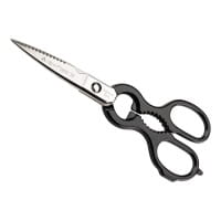 Küchenschere rostfrei schwarz 20.5 cm