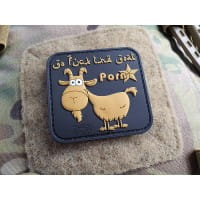 F. THE GOAT Patch tan JTG 3D Rubber Patch