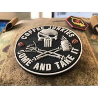 Pirat Punisher Coffee Junkies Patch JTG 3D Rubber Patch