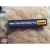 Gear That Will Make You happy Patch fullcolor JTG 3D Rubber Patch