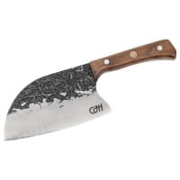 CJH Outdoor Koch- und Hackmesser Walnussholz