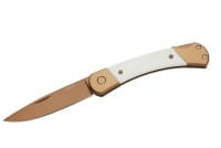 Taschenmesser Titanbeschichtung Rosengold D2 Medium White
