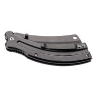 Einhandmesser Totenkopf grün