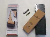 Minosharp 460 Nassschleifstein mittel braun Körnung 1000 inkl. Schleifhilfe und -unterlage