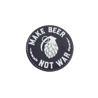 Make Beer, Not War Patch gid JTG 3D Rubber Patch