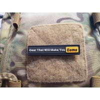 Gear That Will Make You happy Patch fullcolor JTG 3D Rubber Patch