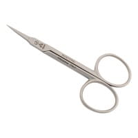 Hautschere rostfrei mattiert Turmspitze gebogen 9.0 cm