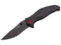 Einhandmesser Schwarz / Rot