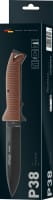 P38 Knife schwarz/braun