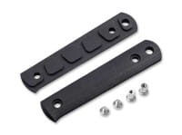 BFF Packlite Griffschalen Canvas Micarta Schwarz Smooth