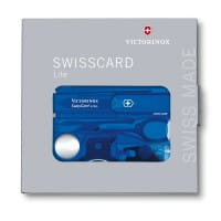 Swiss Card Lite blau transparent