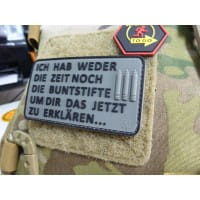 JTG Buntstifte Patch, steingrau-oliv-black / JTG 3D Rubber Patch
