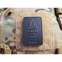 Keep Calm and use your EDC Patch, blackops, 3D Rubber Patch