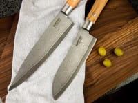 Damast Olive Santoku