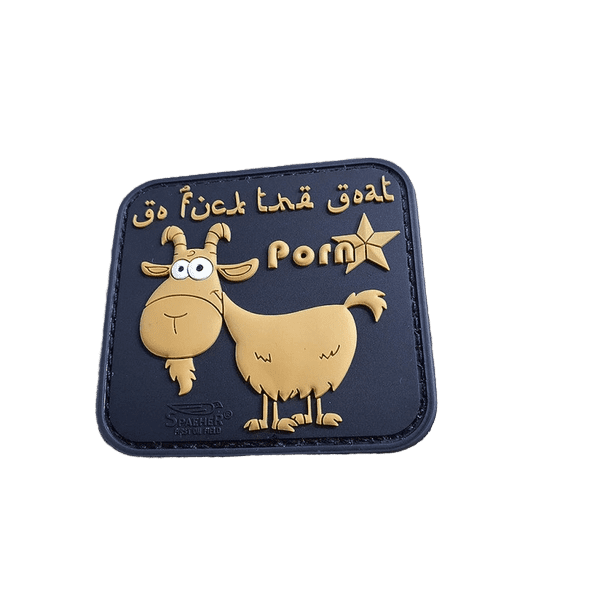 F. THE GOAT Patch tan JTG 3D Rubber Patch