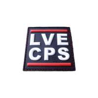 LVE CPS / LOVE COPS thin red line Patch / JTG 3D Rubber Patch