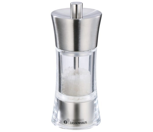 Salzmühle AACHEN 14 cm Edelstahl/Acryl