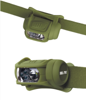 Kopflampe LED 4-farbig Oliv