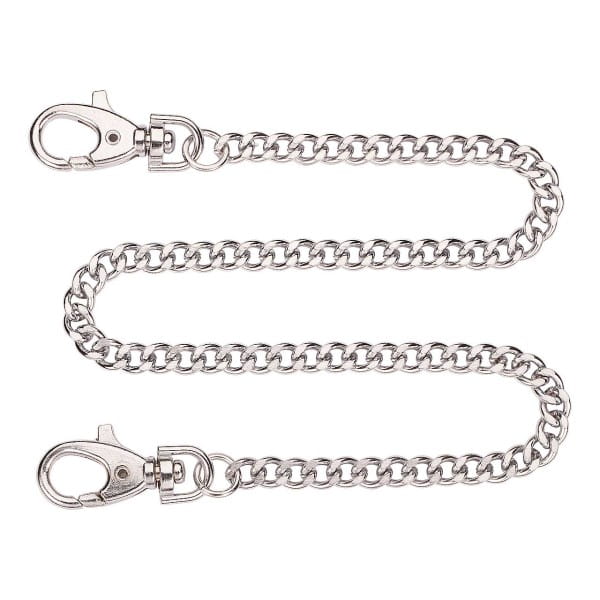 Stabile Gliederkette mit 2 Karabinerhaken 40 cm