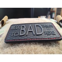 WE DO BAD THINGS ... Insider Patch, blackops, JTG 3D Rubber Patch