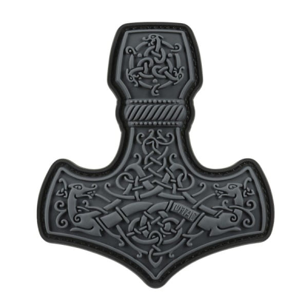 M-Tac Mjölnir Large Patch, grey, 3d Rubber Patch
