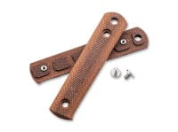 BFF Packlite Griffschalen Canvas Micarta Natural Smooth