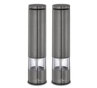 Pfeffermühle und Salzmühle BOSTON elekt. grau met.