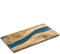 Servierbrett Olive blau 45×22×1,5 cm Servierbrett Olive blau 45×22×1,5 cm