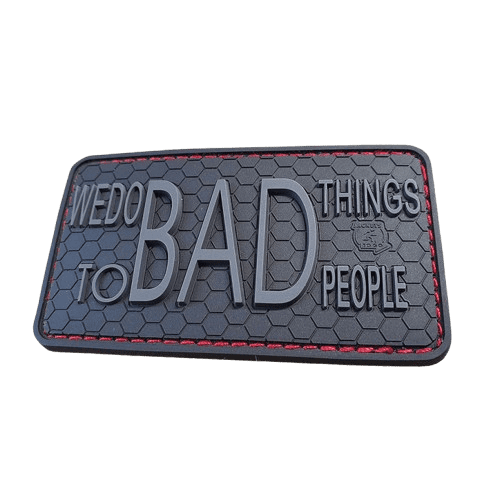 WE DO BAD THINGS ... Insider Patch, blackops, JTG 3D Rubber Patch