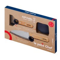 Le Petit Chef Kinder Küchenmesser-Set, 3-teilig, blau