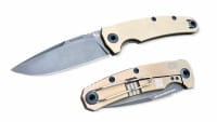 Titan SEPP TiBronze, Klappmesser mit Zweihandbedienung, 95mm black stonewashed Klinge