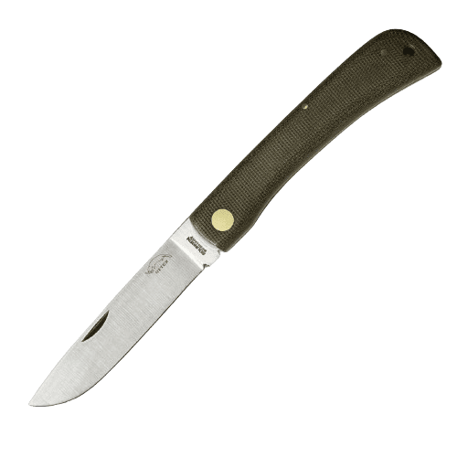 Hippekniep klein Micarta grün