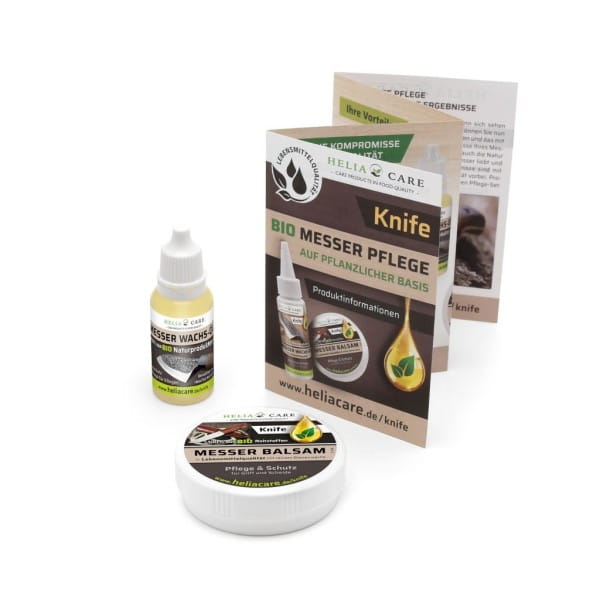 Messer Pflegeset für Klinge, Griff & Scheide (BIO) Small