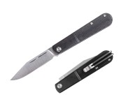 Real Barlow RB-1 Clippoint 12C27 Black PC ABS Fork