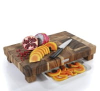 Hackblock Akazie Stirnholz 45 x 30 x 8,5 cm