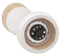 Pfeffermühle oder Salzmühle LIGURIA weiß