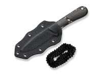 Mini Elementum Fixed Micarta Dark Green Damast