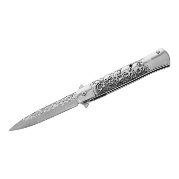 Einhandmesser Totenköpfe