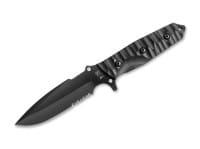 Maraudeur G10 Textured Black Serrated