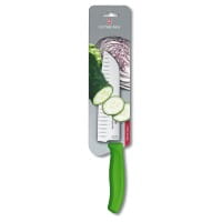 Swiss Classic Santokumesser 17 cm grün mit Kullen