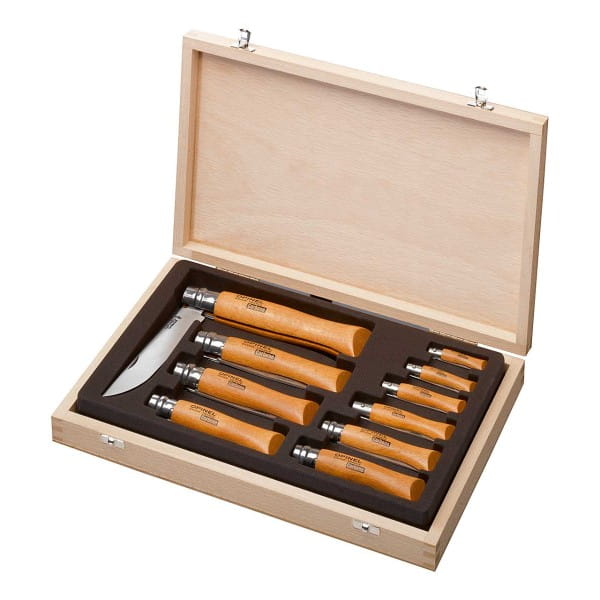 Opinel Messer Set Carbon No 02 - No 12 Geschenkbox