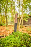 P38 Knife schwarz/braun
