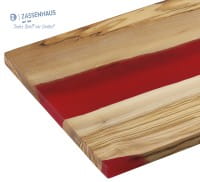 Servierbrett Olive rot 45×22×1,5 cm