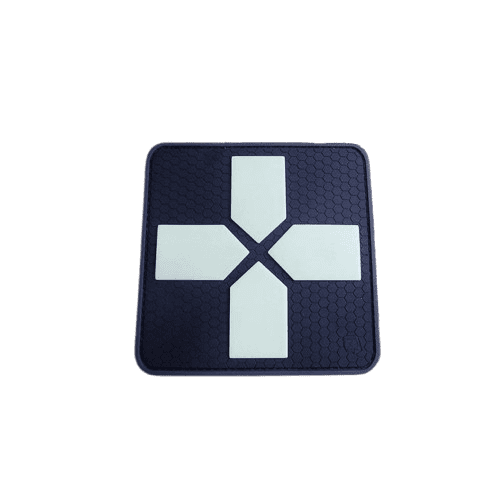 Big RedCross Medic Patch, 100mm, gid / JTG 3D Rubber Patch
