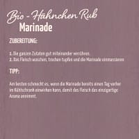 Bio Hähnchen Rub Gewürzzubereitung 100g